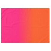 Neon Oranje en Neon Pink Ombre Shade Kleur Vervage Tafelkleed (Voorkant (Horizontaal))