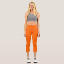 Neon Oranje Funky Leggings