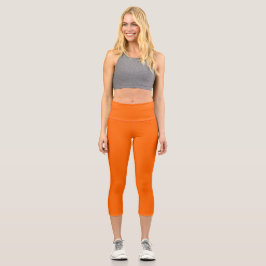Neon Oranje Funky Leggings