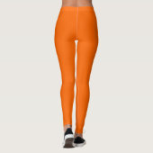 Neon Oranje Funky Leggings (Achterkant)