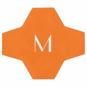 neon oranje - monogrammen voetbal (Enkel)