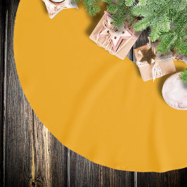 Neon Oranje Stevige Kleur | Klassiek Kerstboom Rok