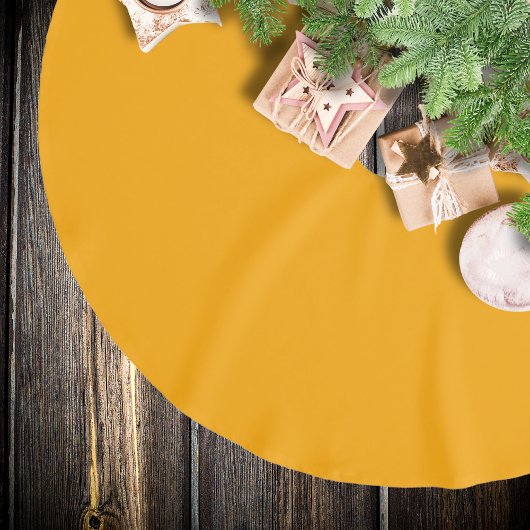 Neon Oranje Stevige Kleur | Klassiek Kerstboom Rok