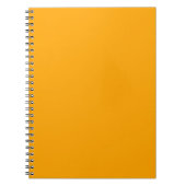 Neon Oranje Stevige Kleur | Klassiek Notitieboek (Voorkant)