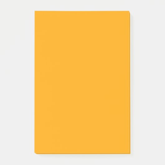 Neon Oranje Stevige Kleur | Klassiek Post-it® Notes (Voorkant)