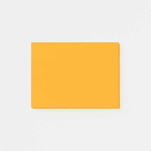 Neon Oranje Stevige Kleur | Klassiek Post-it® Notes (Voorkant)