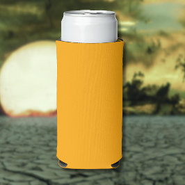 Neon Oranje Stevige Kleur | Klassiek Seltzer Blikjeskoeler