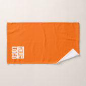 neon oranje - uw logo badhanddoekset bad handdoek (Handdoek)