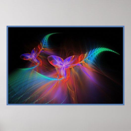 Neon Orchids Poster (Voorkant)