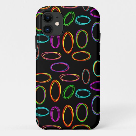 Neon Ovals Case-Mate iPhone Case (Achterkant)