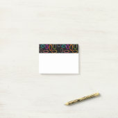 Neon Ovals Post-it® Notes (Op bureau)