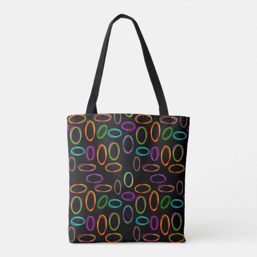 Neon Ovals Tote Bag (Achterkant)