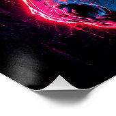 Neon Paard Perfect Poster (Hoek)
