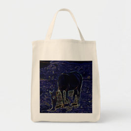 Neon Paard - Tote Bag