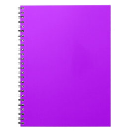 Neon Paars Effen Kleur Minimalistisch Notitieboek