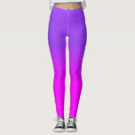 Neon Paars en Hot Pink Ombre Shade Kleur Vervagen  Leggings<br><div class="desc">Neon Paars en Hot Pink Ombre Shade Kleur Vervagen - heet, roze, neon, paars, roze en paars, ombre, shade, kleur, vervagen, trend, helder, fluorescent, hooglicht, helderneon paars, helder roze, warm roze, helder, warm roze, neon paars, vervaagd, rood, warm roze flade, neon paars fade hete roze schaduw, neon paarse schaduw, school,...</div>