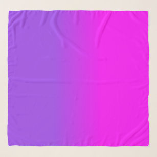 Neon Paars en Hot Pink Ombre Shade Kleur Vervagen Sjaal