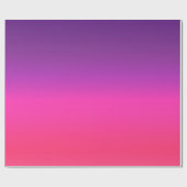 Neon Paars en roze ombre abstract design Cadeaupapier (Vlak)