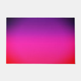Neon Paars en roze ombre abstract design Deurmat