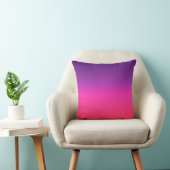 Neon Paars en roze ombre abstract design Kussen (Stoel)