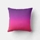 Neon Paars en roze ombre abstract design Kussen (Achterkant)