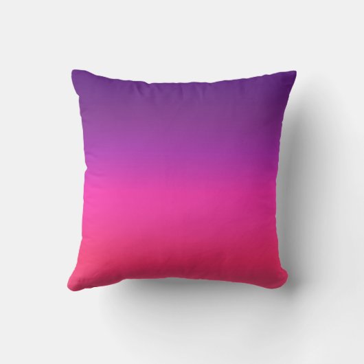 Neon Paars en roze ombre abstract design Kussen (Achterkant)