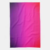 Neon Paars en roze ombre abstract design Theedoek (Verticaal)