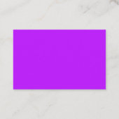Neon Paars Europees Visitekaartje (Achterkant)