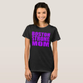 Neon Paarse Boston Strong Ma Shirt (Voorkant volledig)
