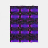 Neon Paarse Geometrische Deken (Voorkant)
