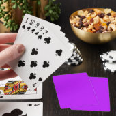 Neon Paarse Klassieke Pokerkaarten (Insitu)