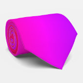 Neon Paarse Roze Stropdas (Opgerold)