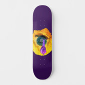 Neon Paarse Slak Skateboard (Voorkant)