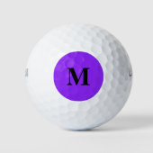 Neon Paarse vaste kleuren passen deze aan Golfballen (Voorkant)