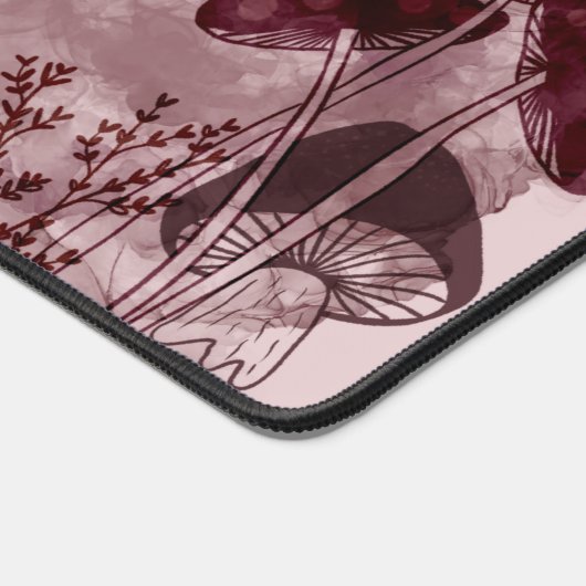 Neon paddenstoelen bureaumat (Hoek)