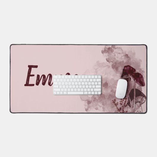 Neon paddenstoelen bureaumat (Keyboard & Muis)