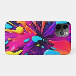 Neon Paint Burst Art Case-Mate iPhone Case