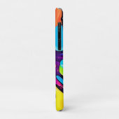 Neon Paint Burst Art Case-Mate iPhone Case (Achterkant/links)