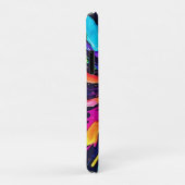Neon Paint Burst Art Case-Mate iPhone Case (Achterkant/rechts)