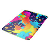 Neon Paint Explosion Badmat (Gekanteld)