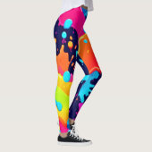 Neon Paint Explosion Leggings (Rechts)
