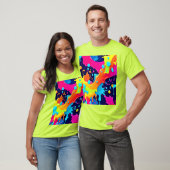Neon Paint Explosion T-shirt (Unisex)