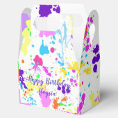 Neon Paint, lieve zestien, vleermuis Mitzvah, dank Bedankdoosjes (Geopend)