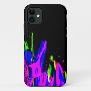 Neon Paint Splash Colorful. PERSONALISEER HET Case-Mate iPhone Case