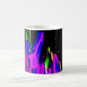 Neon Paint Splash Colorful. PERSONALISEER HET Koffiemok (Center)