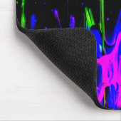 Neon Paint Splash Colorful. PERSONALISEER HET Muismat (Hoek)