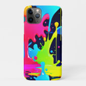 Neon Paint Splash Drip Chaos Case-Mate iPhone Case (Achterkant)