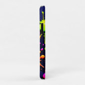 Neon Paint Splatter Abstracte kunst Case-Mate iPhone Case (Achterkant/rechts)