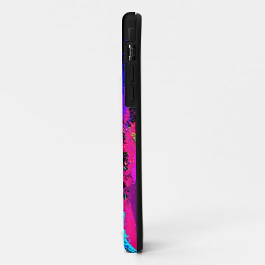 Neon Paint Splatter Case-Mate iPhone Case (Achterkant/links)