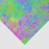 Neon Paint Tissue of decoupage Paper Tissuepapier (Detail)